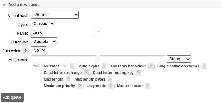 N8N: RabbitMQ + HTTP + Slack - part 1